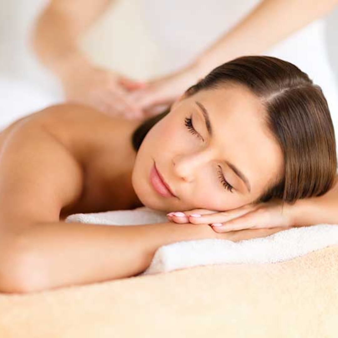woman getting massage