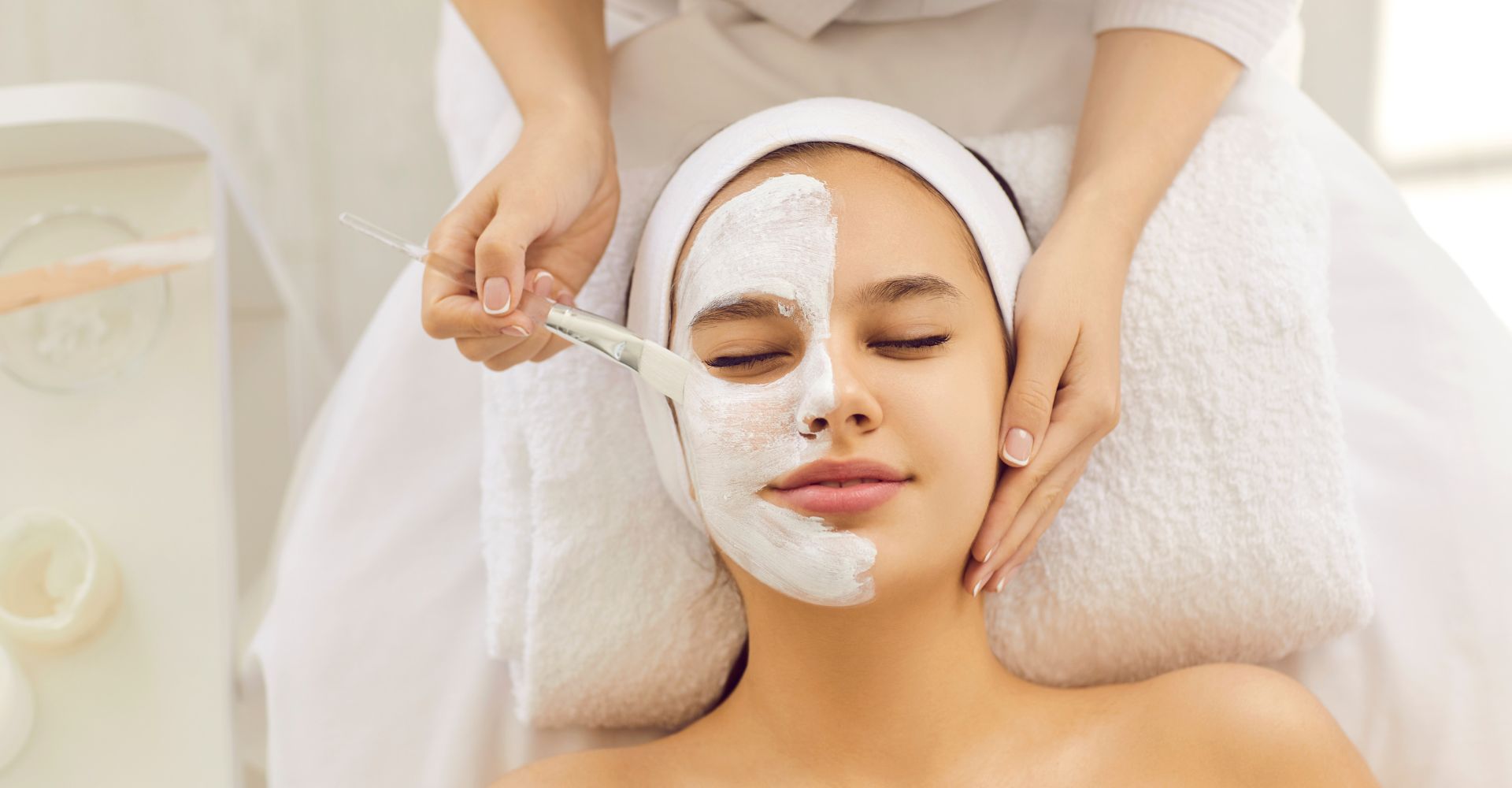 half of a facial