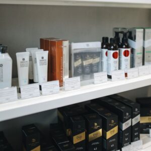 products on shelf