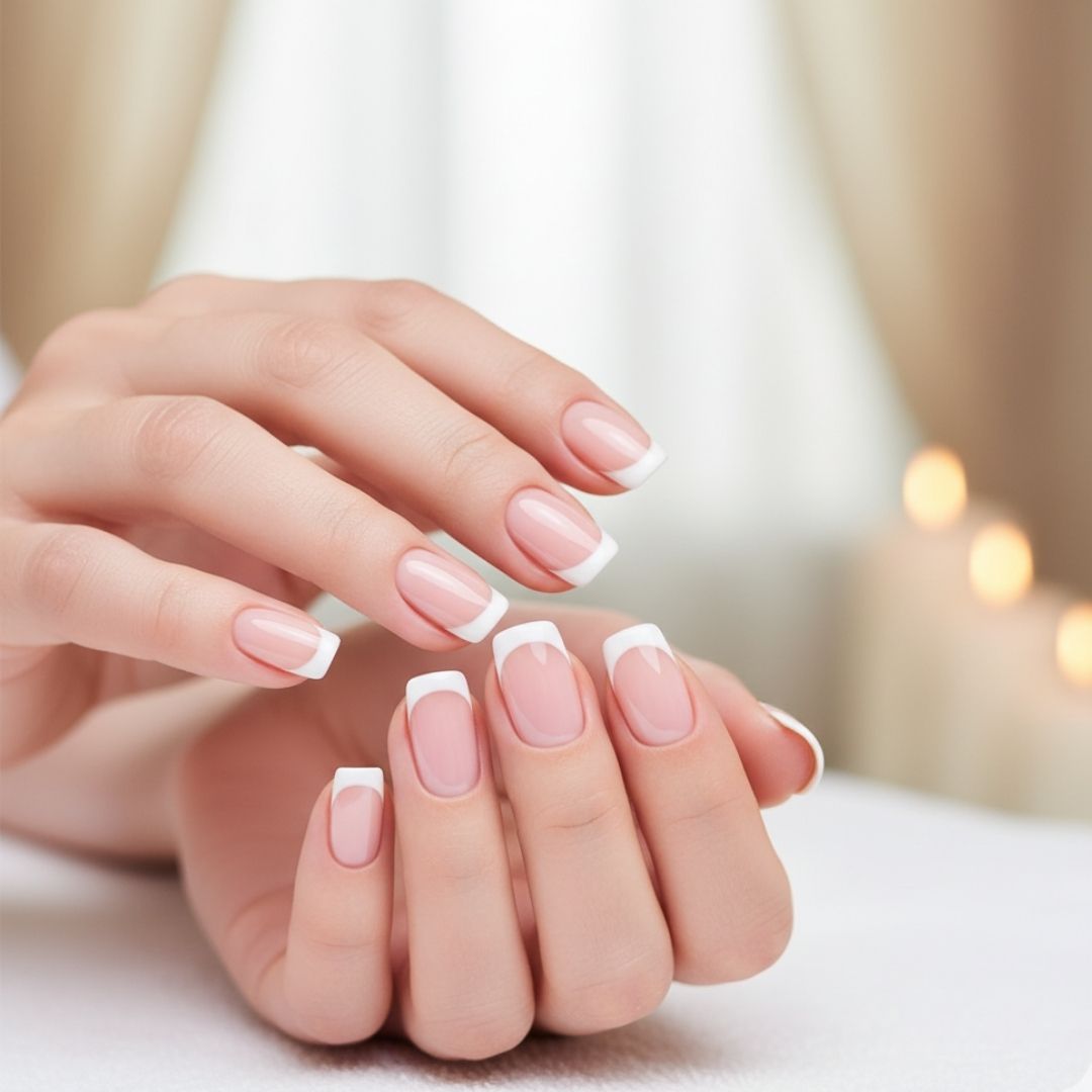 French-style pedicure