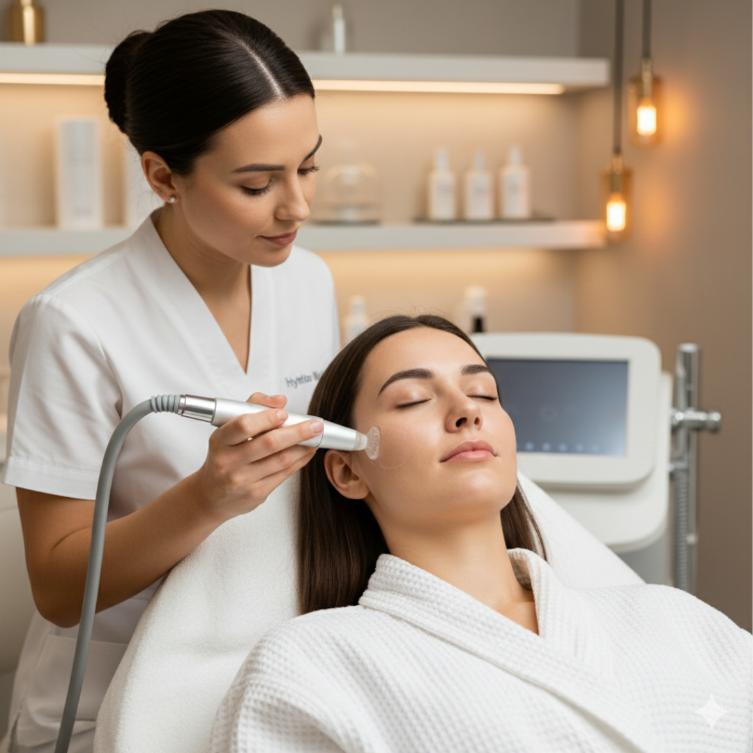 Hydrafacial treatment